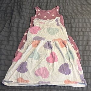 H&M Purple Heart Patterned Dress